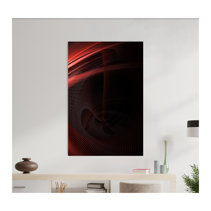 Custom Vertical Rectangular Glass Wall Art
