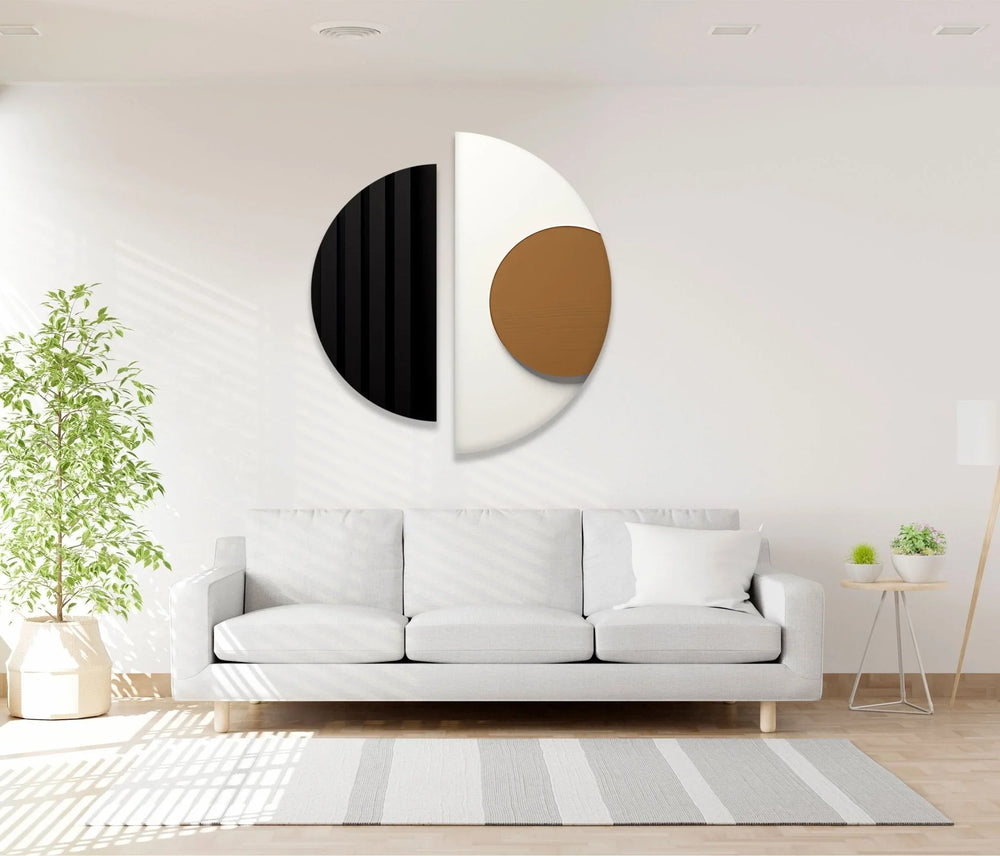 2 Piece Black White Glass Wall Art glass pictures for Wall, glass prints wall art