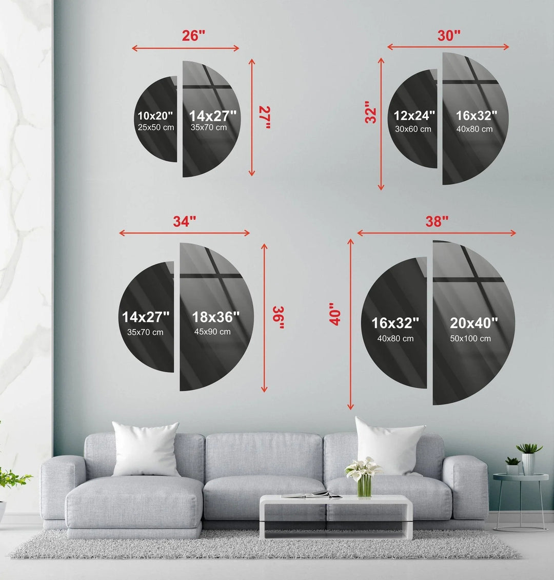 2 Piece White & Blue Abstract Glass Wall Art - MyPhotoStation