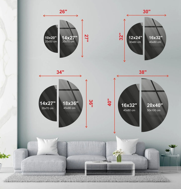 2 Piece White & Blue Abstract Glass Wall Art - MyPhotoStation