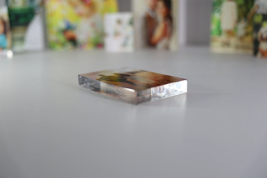 Custom Acrylic Glass Photo Block - MyPhotoStation