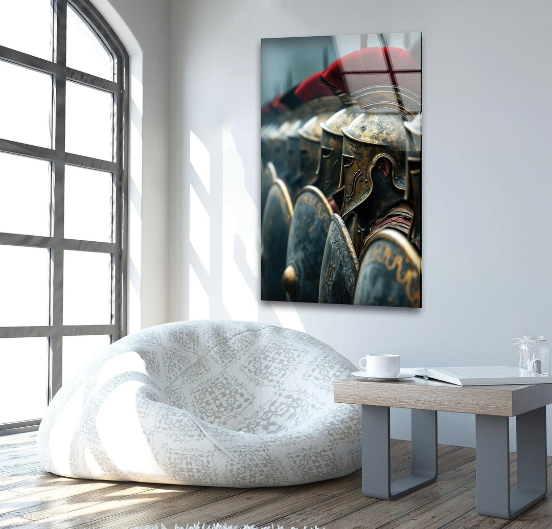 Spartans Glass Wall Art glass image printing, glass prints from photos