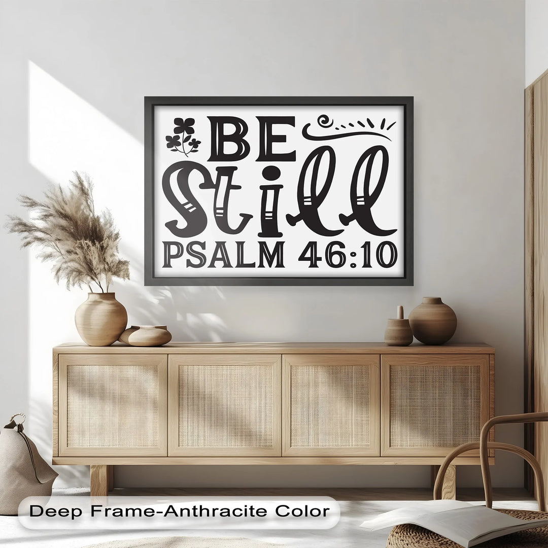 Be Still – Psalm 46:10 Scripture Bible Oil Paintings - MyPhotoStation