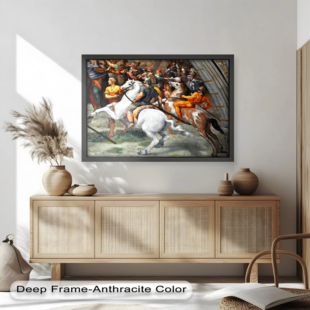 Clash of Warriors – Rococo Oil Painting - MyPhotoStation