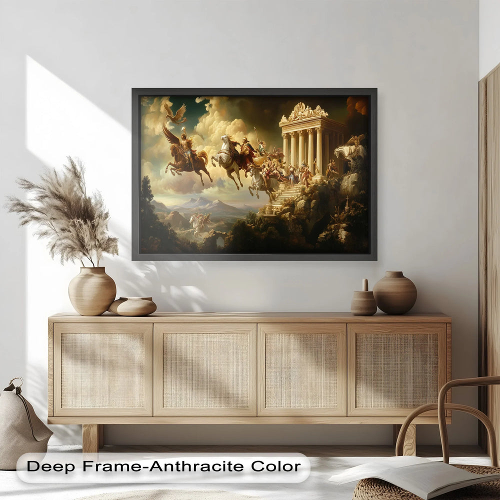 Ascension of the Gods – Mythological Oil Painting - MyPhotoStation
