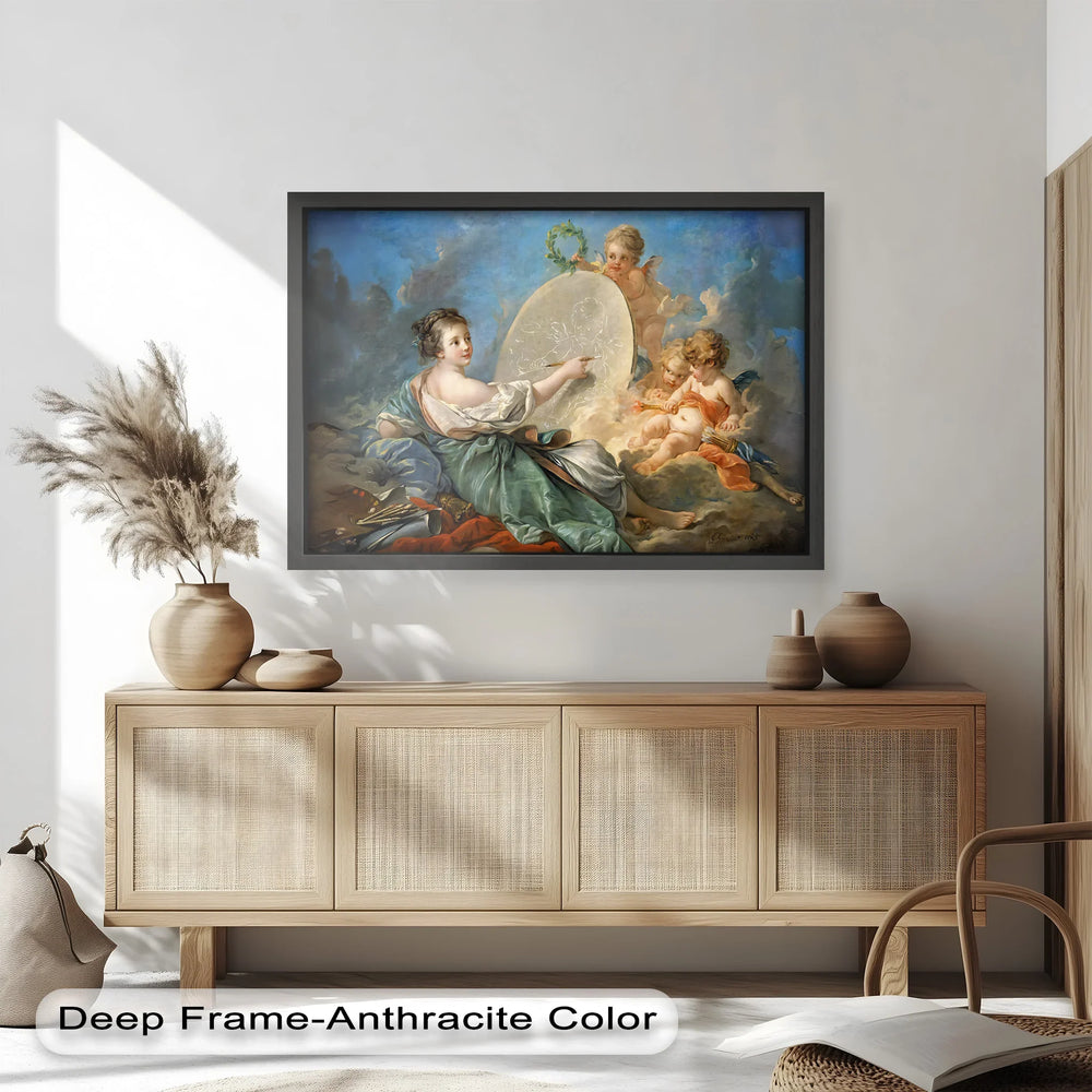 Allegory of Art and Innocence – Rococo Oil Painting - MyPhotoStation