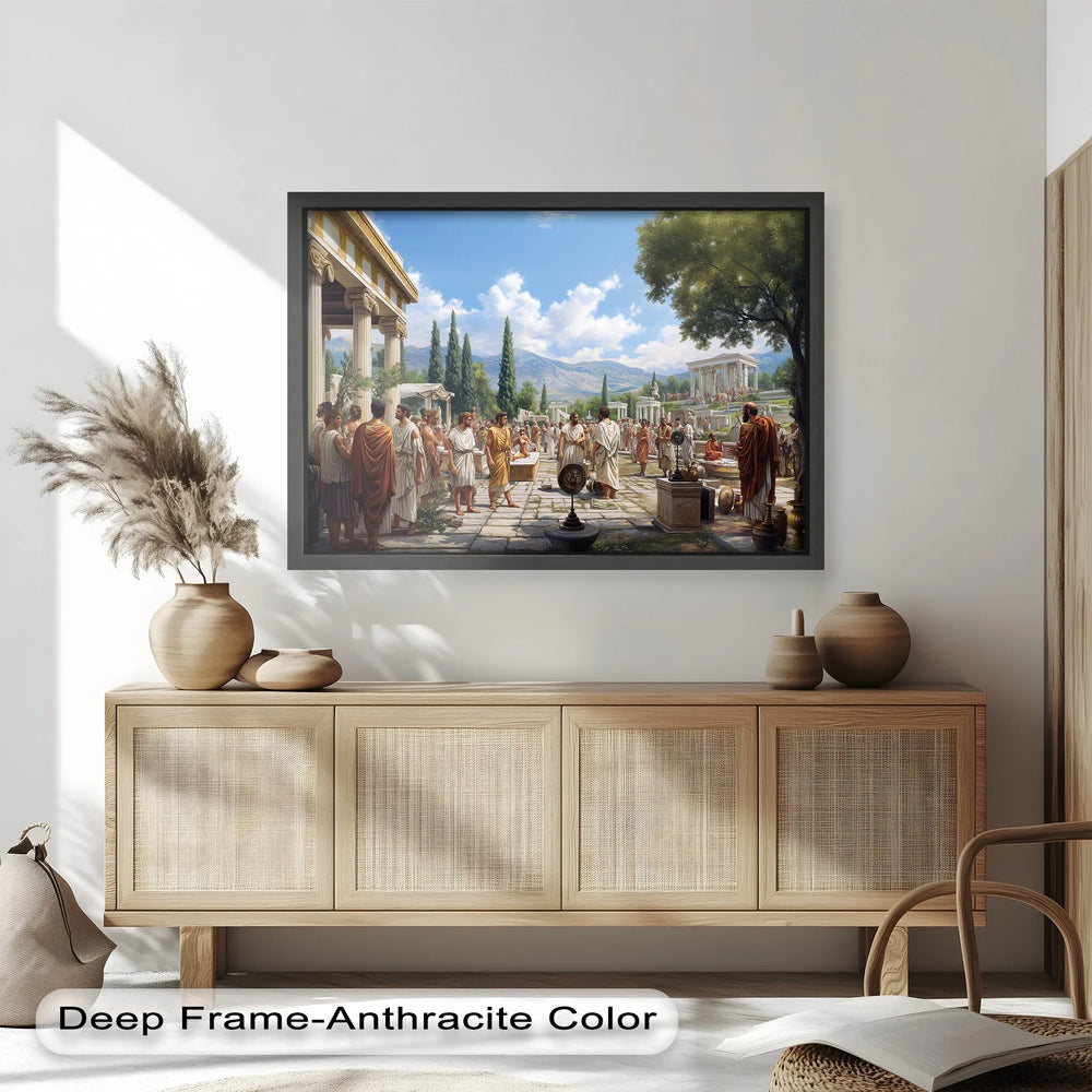 Agora of the Ancients – Mythology Oil Painting - MyPhotoStation