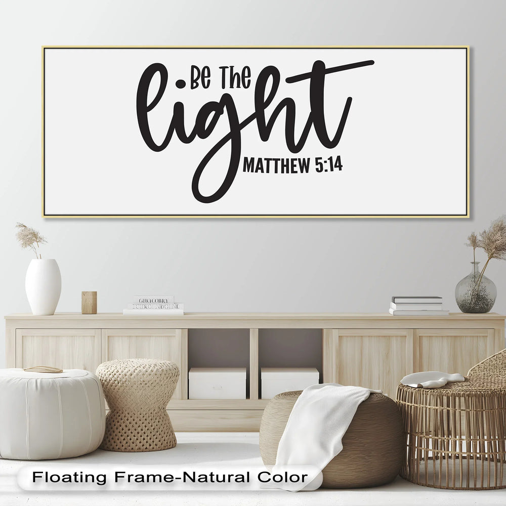 Elegant Religious Typography Painting – Inspirational Bible Quote Decor