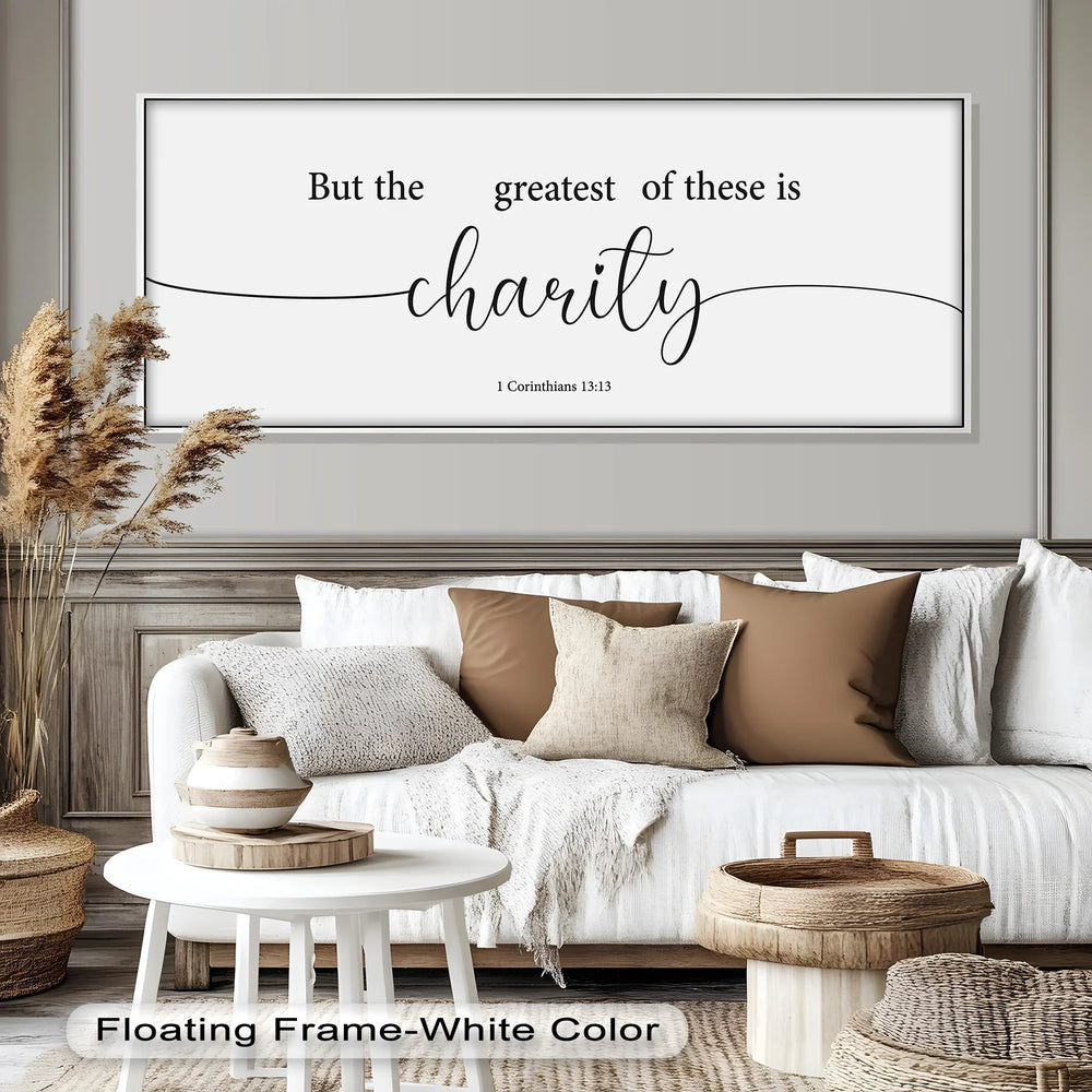 But the Greatest of These is Charity - Christian Oil Painting - MyPhotoStation