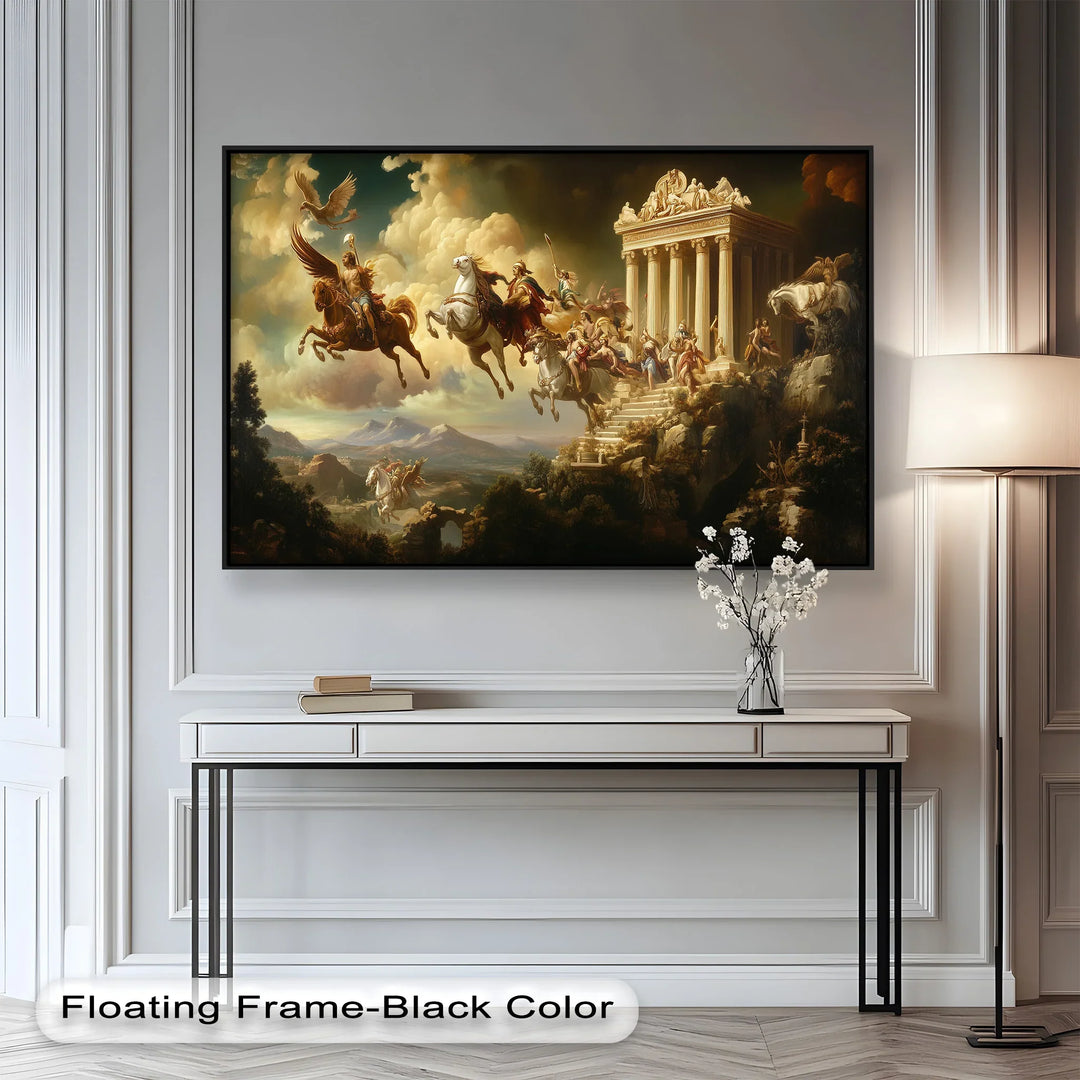 Ascension of the Gods – Mythological Oil Painting - MyPhotoStation