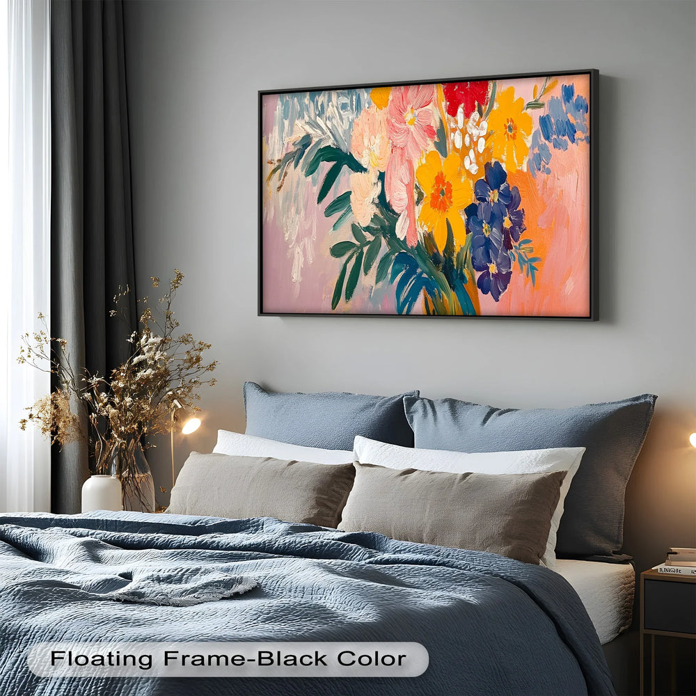 Boho Bloom – Fauvist Flower Oil Painting - MyPhotoStation