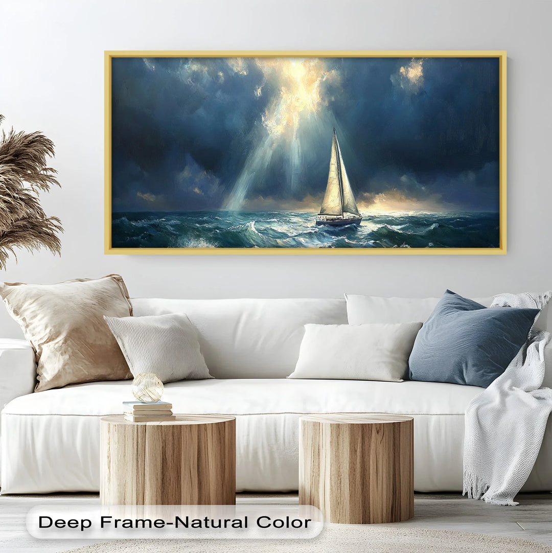 Beacon of Hope – Boat Oil Painting - MyPhotoStation