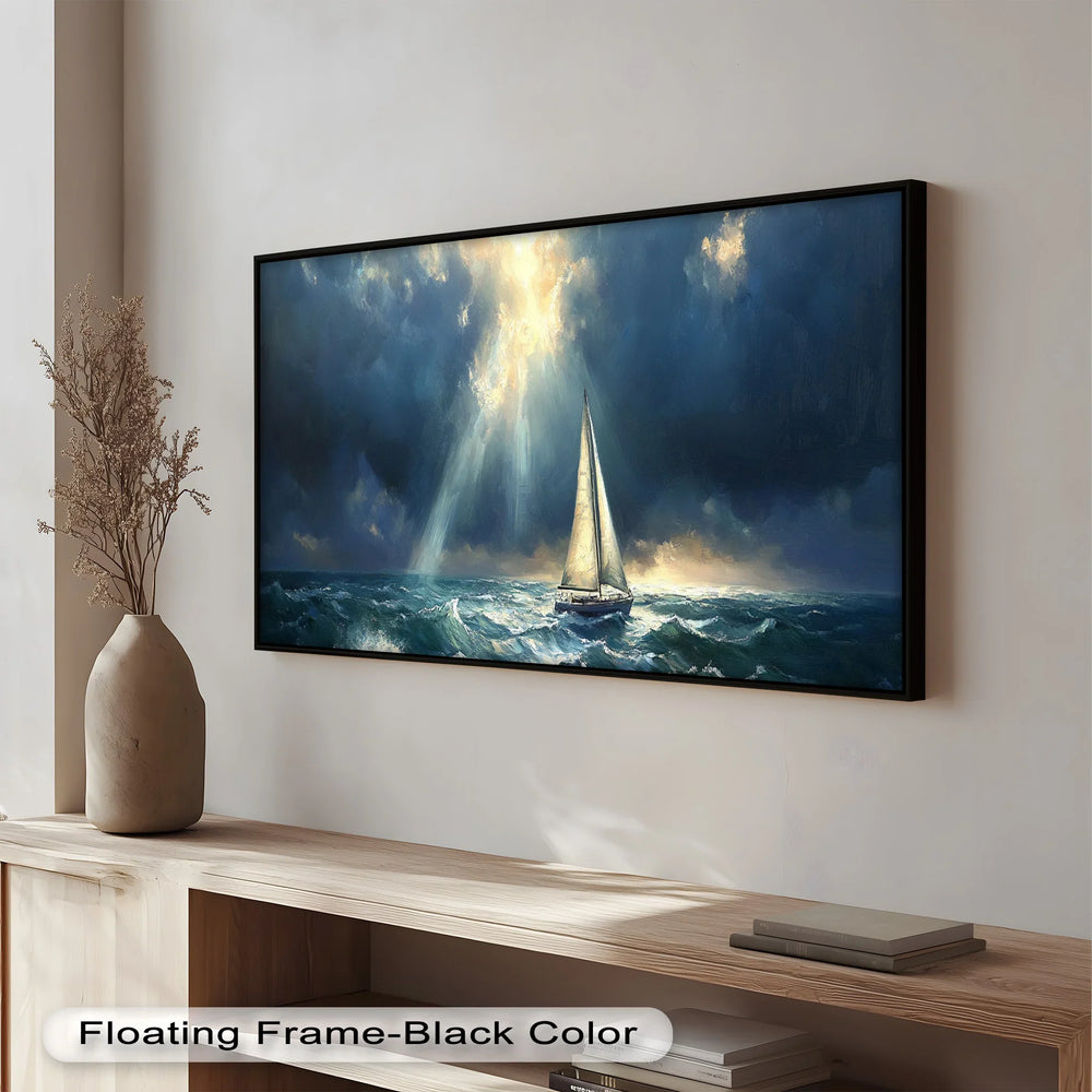 Beacon of Hope – Boat Oil Painting - MyPhotoStation