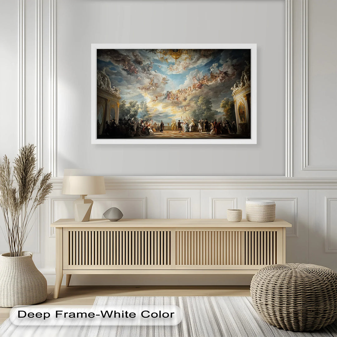 Baroque Heaven – Grand Ballroom Oil Painting - MyPhotoStation