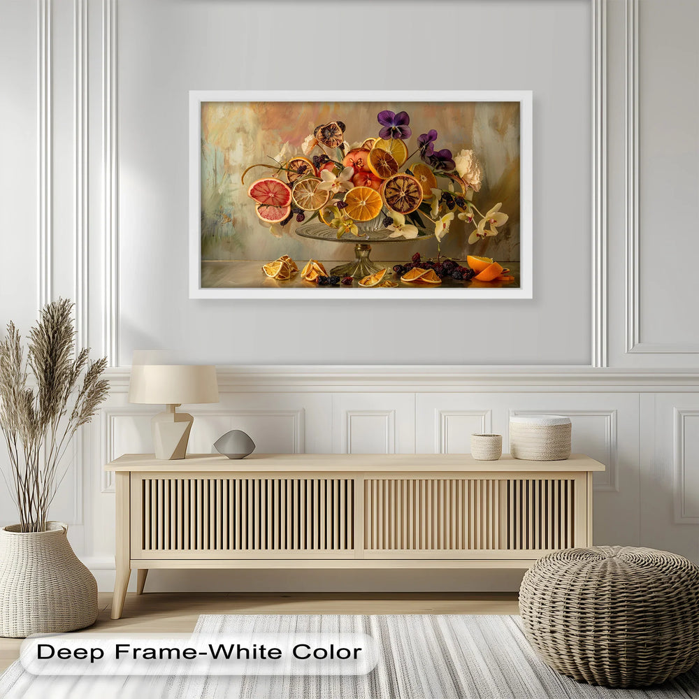 Citrus Garden Arrangement – Vibrant Still Life Food Painting - MyPhotoStation