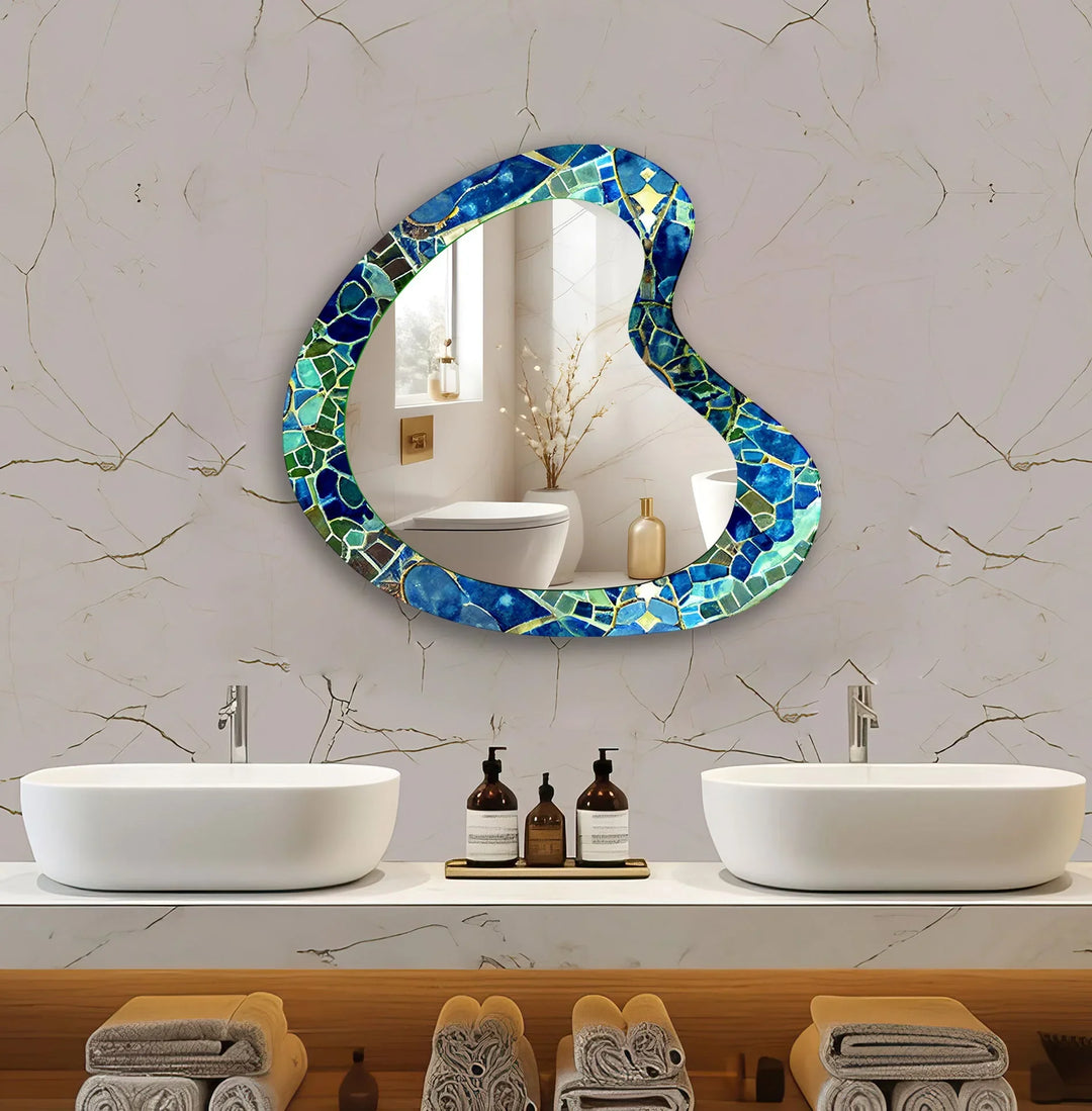 Mirror wall art showcasing intricate designs that enhance the sophistication of your walls