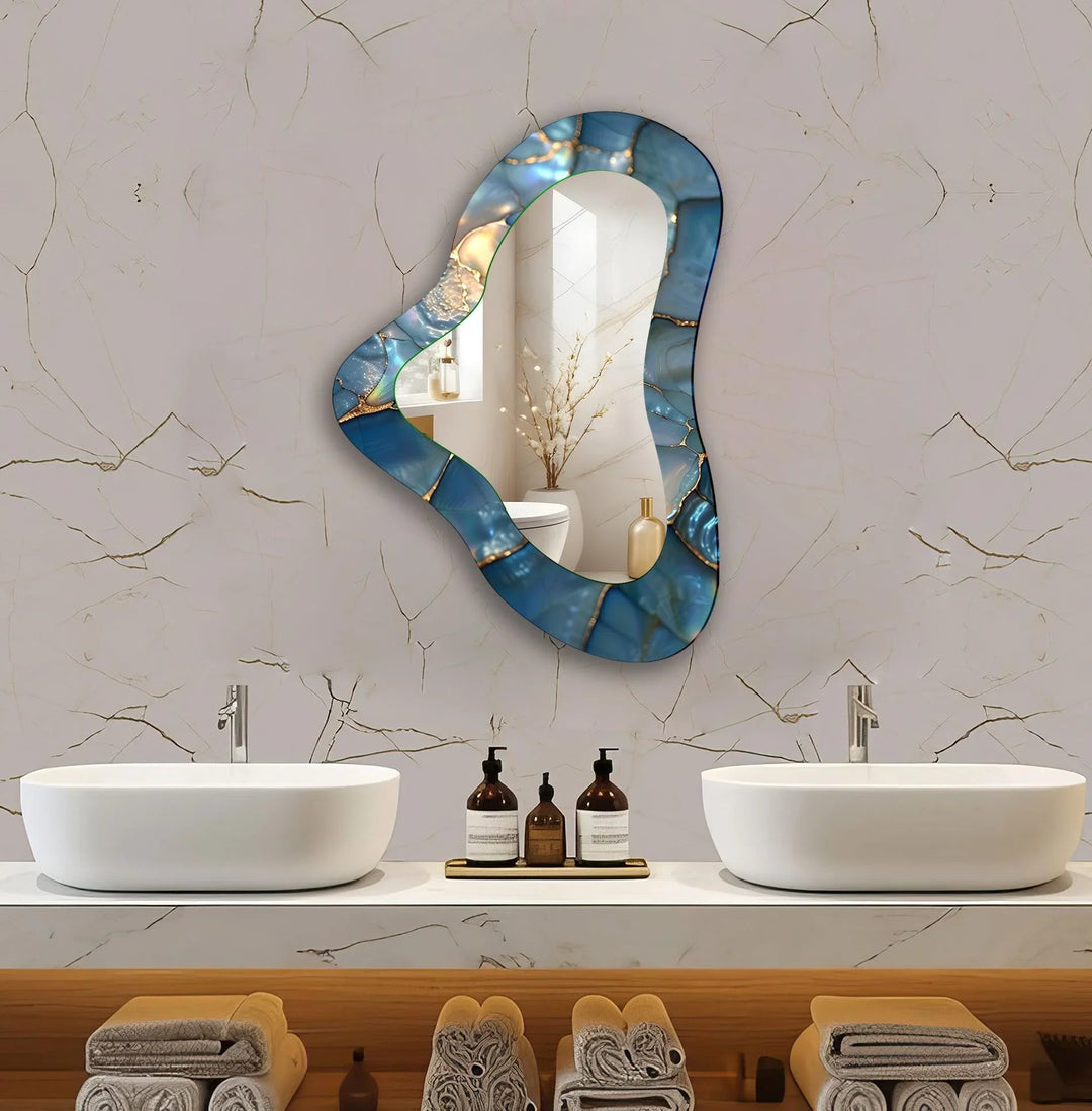 Wall mirrors featuring intricate patterns for a decorative piece that transforms your space