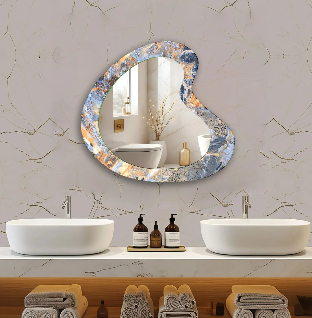 Wall mirrors featuring intricate patterns for a decorative piece that transforms your space