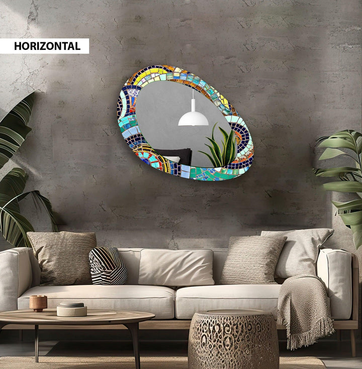 Wall mirrors featuring intricate designs to add depth and light to your living space