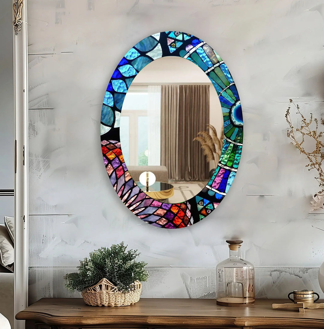 Mirrored wall art showcasing creative shapes and patterns to elevate your wall decor
