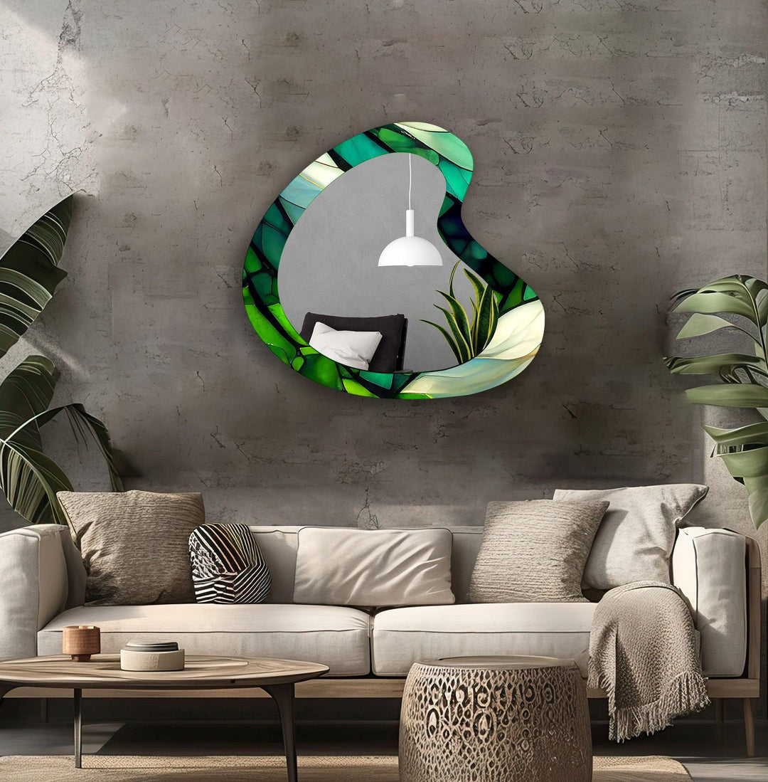 Mirrored wall art showcasing creative shapes and patterns to elevate your wall decor