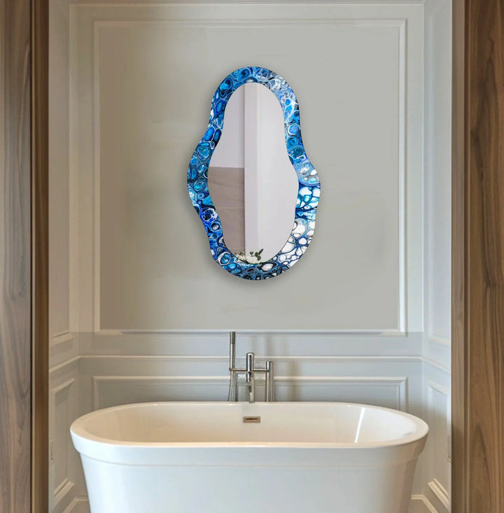 Decorative wall mirror with an ornate frame to add a touch of luxury to your decor