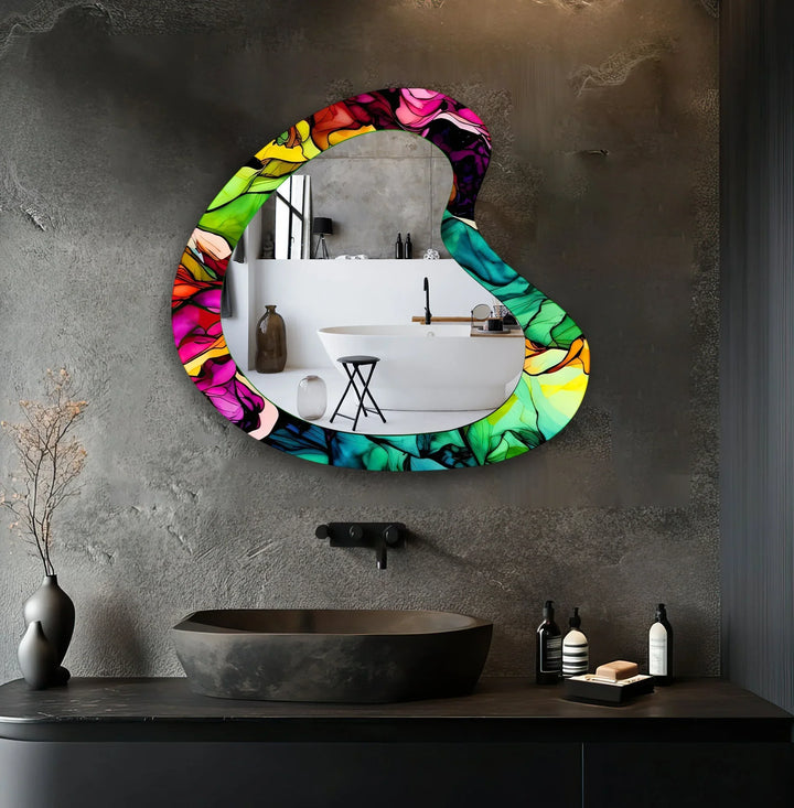 Wall mirrors featuring intricate patterns for a decorative piece that transforms your space