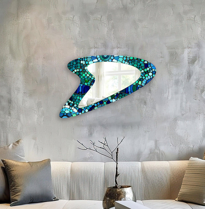 Stylish wall mirrors with ornate frames to create a luxurious and eye-catching feature