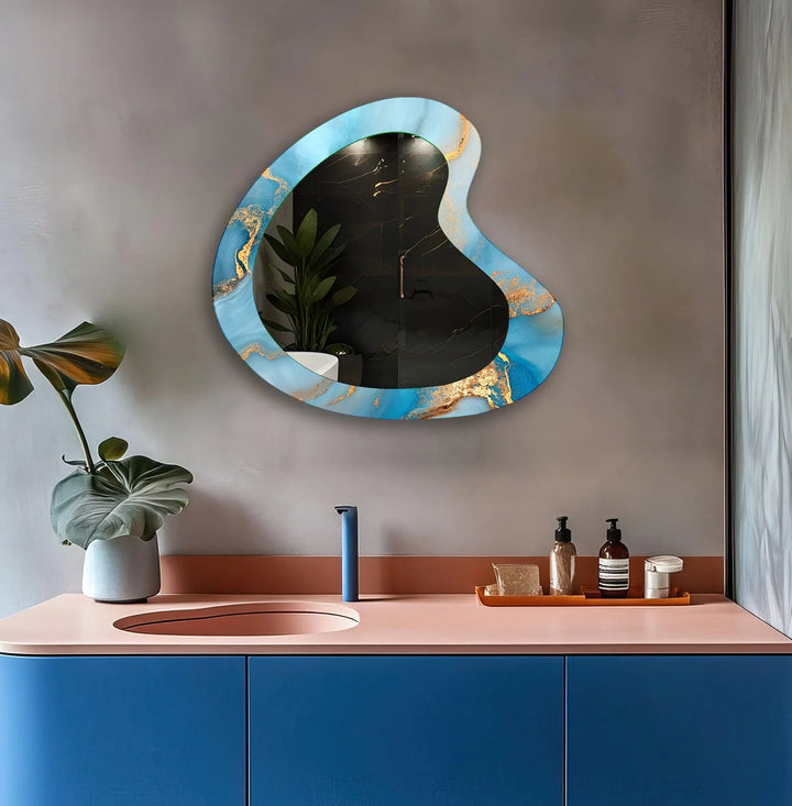 Stylish wall mirrors designed with sleek frames to elevate the aesthetic of any room