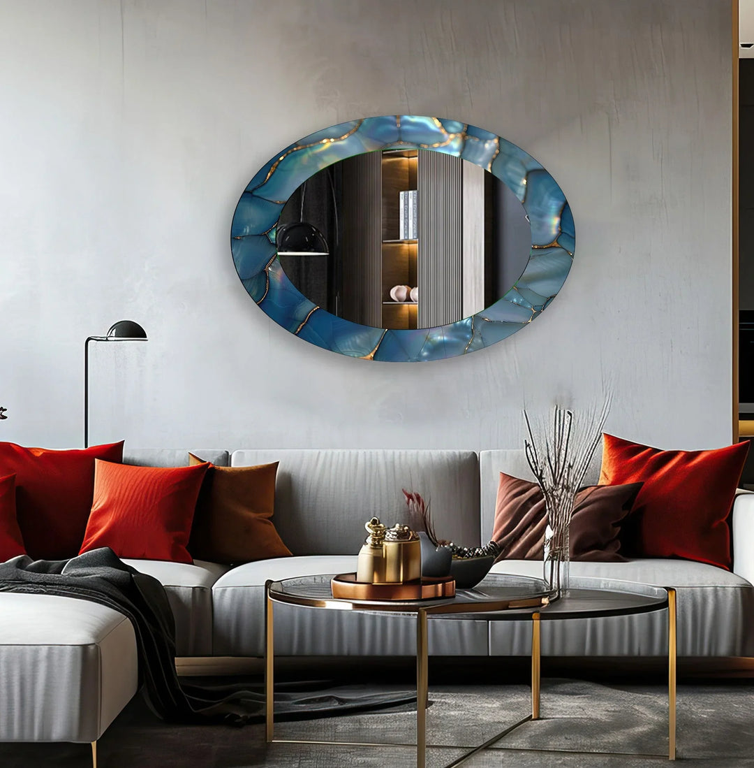 Mirror wall art blending contemporary elegance with artistic flair to enhance your walls