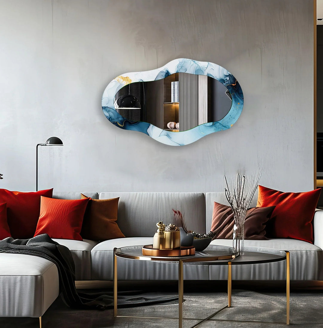 Decorative wall mirror featuring elegant details to enhance your home’s ambiance