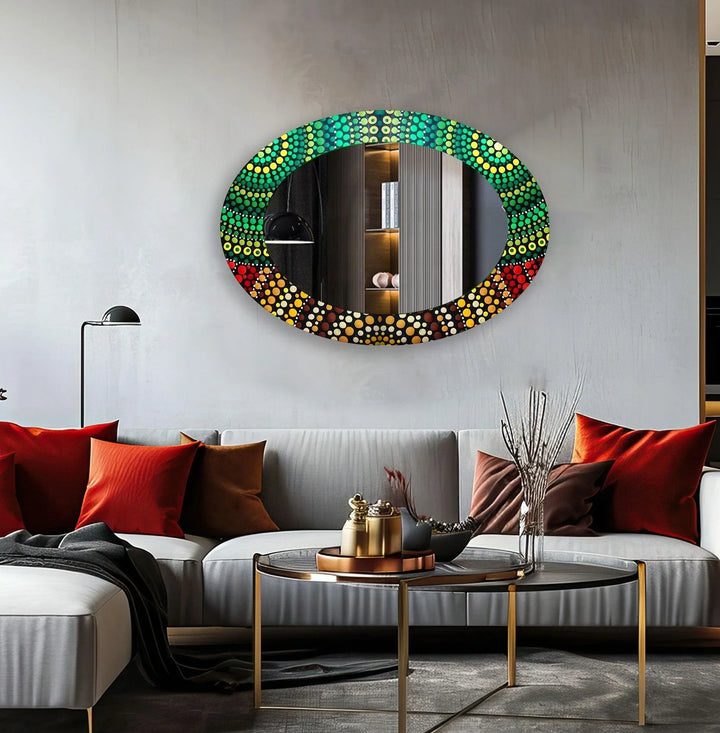 Stylish wall mirrors with ornate frames to create a luxurious and eye-catching feature