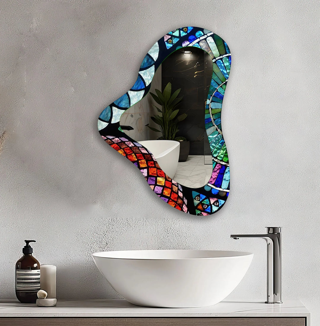 Mirror wall art showcasing intricate designs that enhance the sophistication of your walls