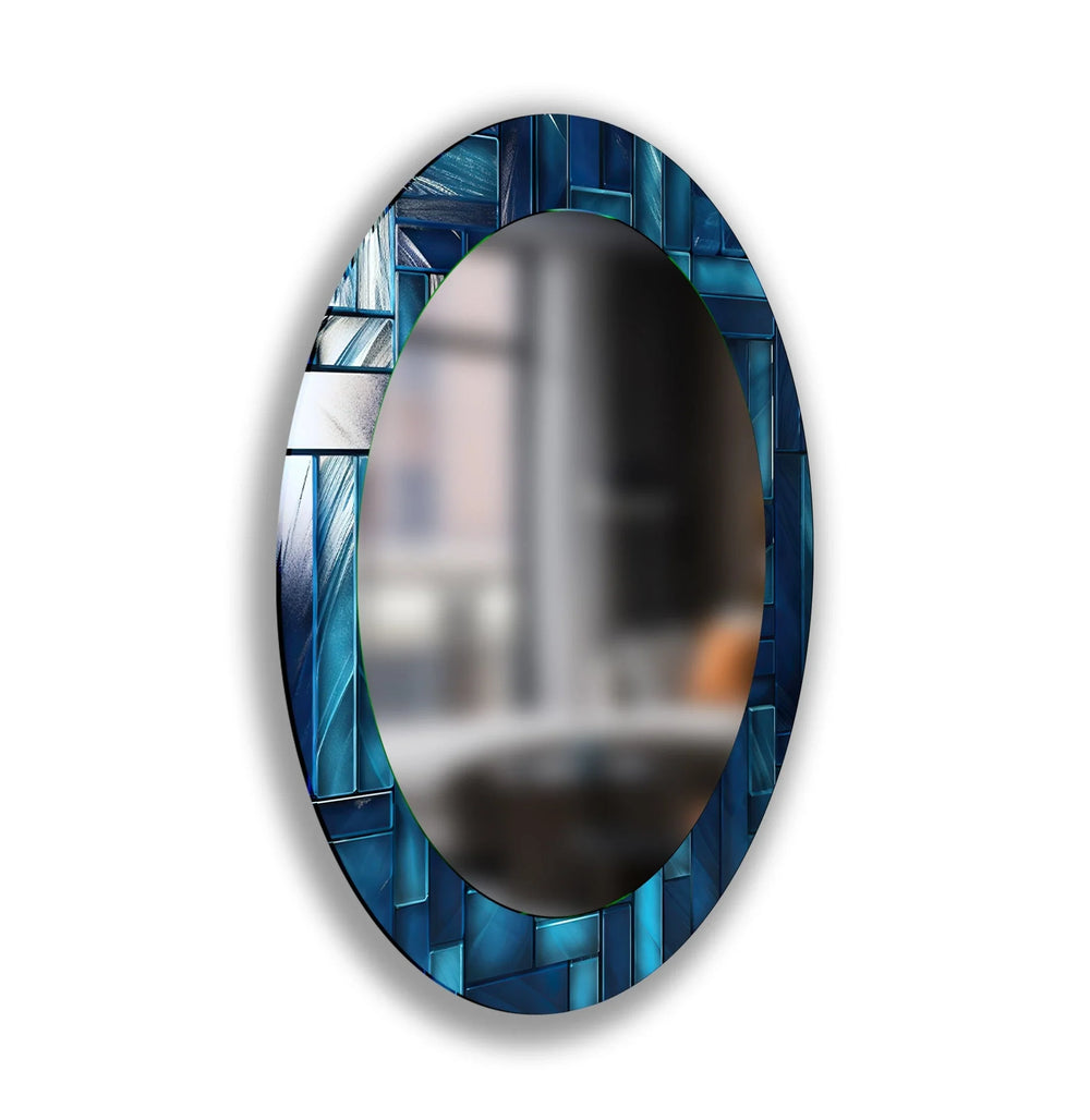 Mirror wall decor blending functionality and artistic design for versatile home styling