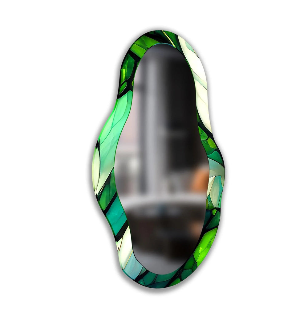Green Entryway Wall Mirror - MyPhotoStation