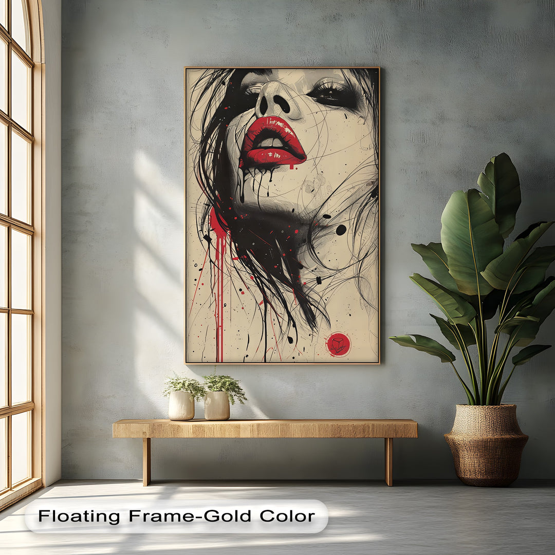 Crimson Desire – Erotic Canvas Prints | Artwork Canvas