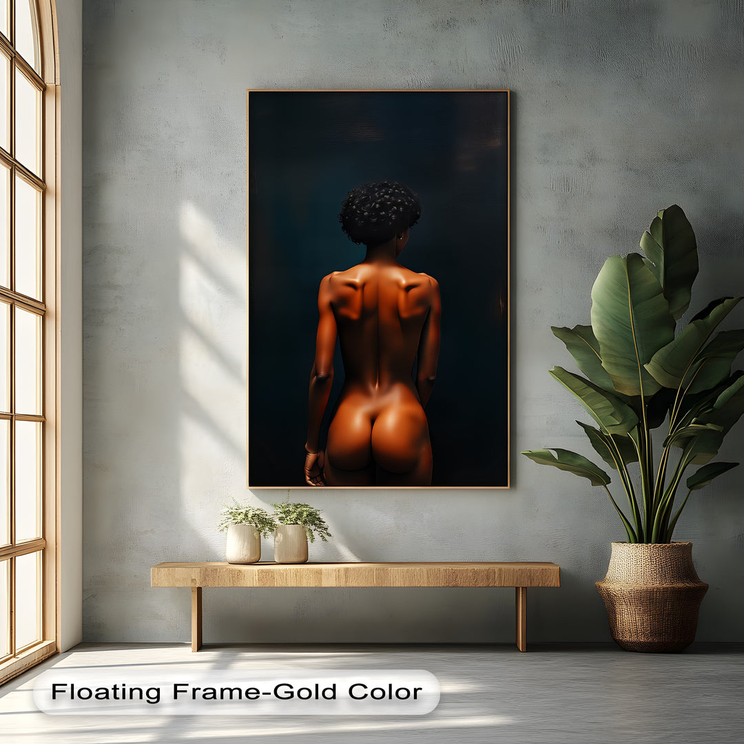 Curly Nude Women – Erotic Canvas Print | Large Framed Wall Art