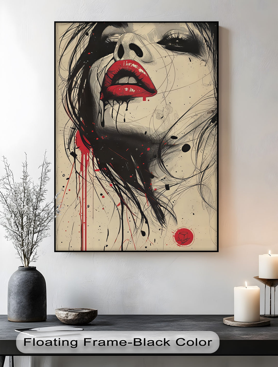 Crimson Desire – Erotic Canvas Prints | Artwork Canvas