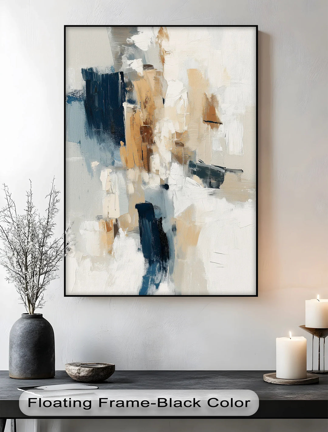 Urban Earth – Bold Neutrals Abstract Canvas Print - MyPhotoStation