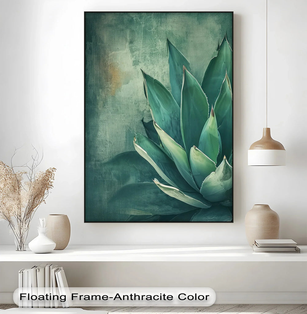 Agave Serenity – Succulent Plant Close-Up Canvas Print - MyPhotoStation