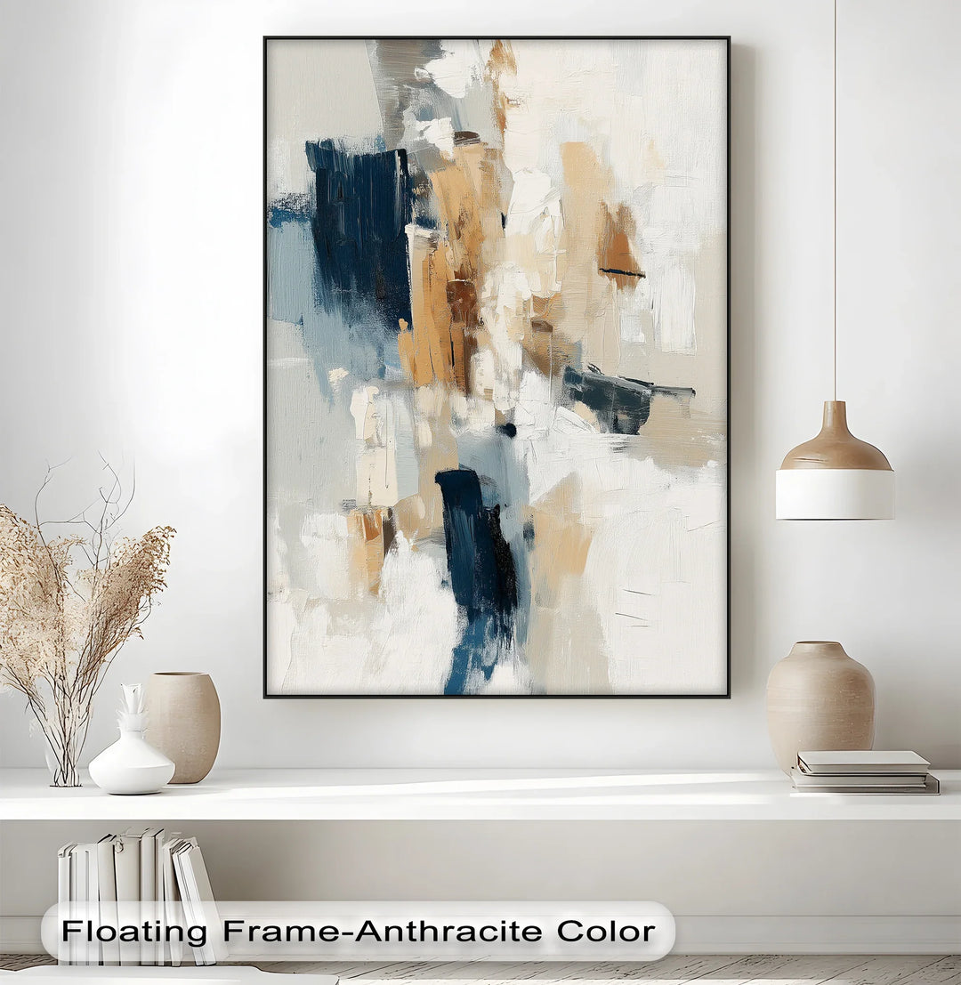 Urban Earth – Bold Neutrals Abstract Canvas Print - MyPhotoStation