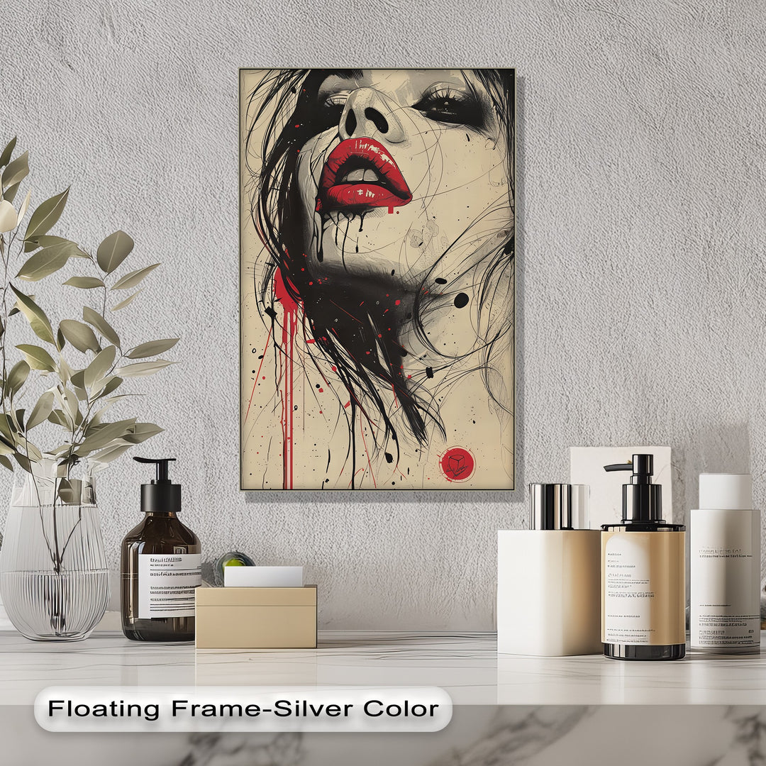 Crimson Desire – Erotic Canvas Prints | Artwork Canvas