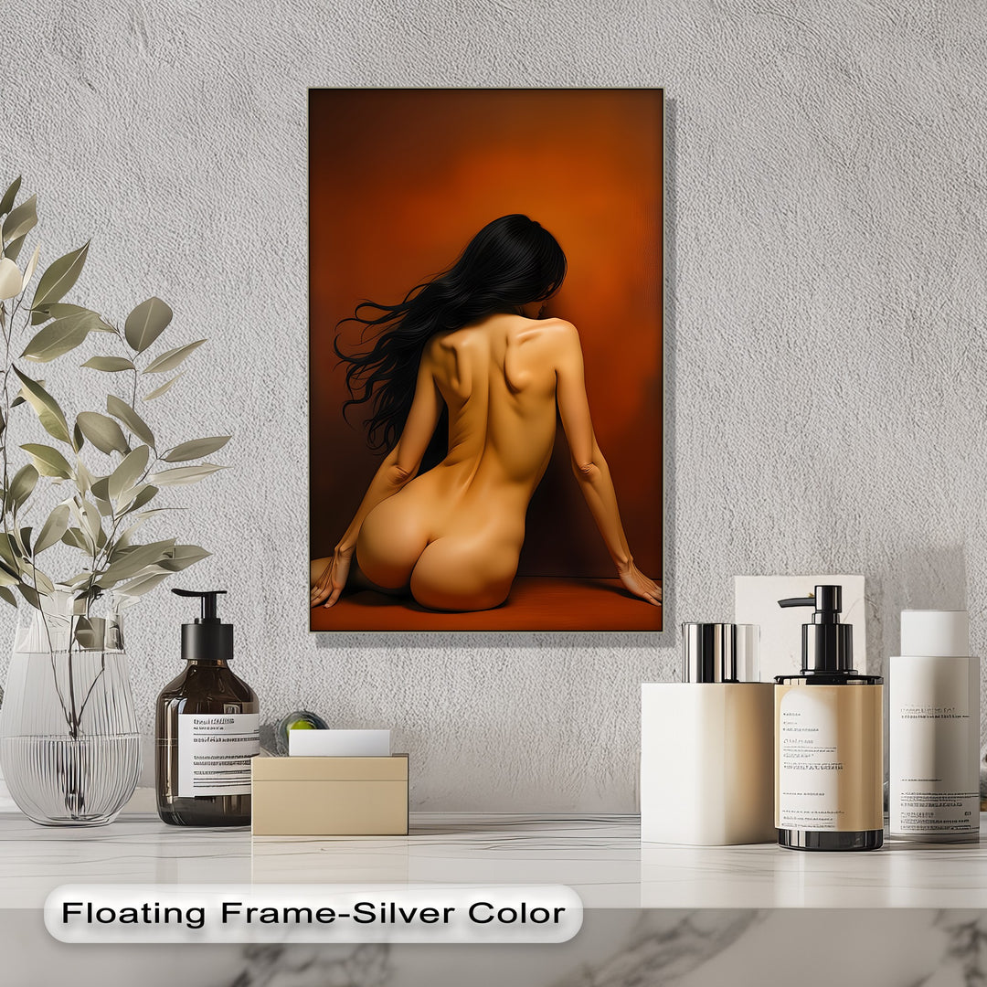Amber Desire – Erotic Canvas Wall Art | Oversized Wall Art