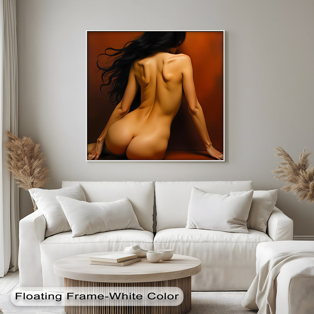 luxury bedroom wall art framed erotic canvas design