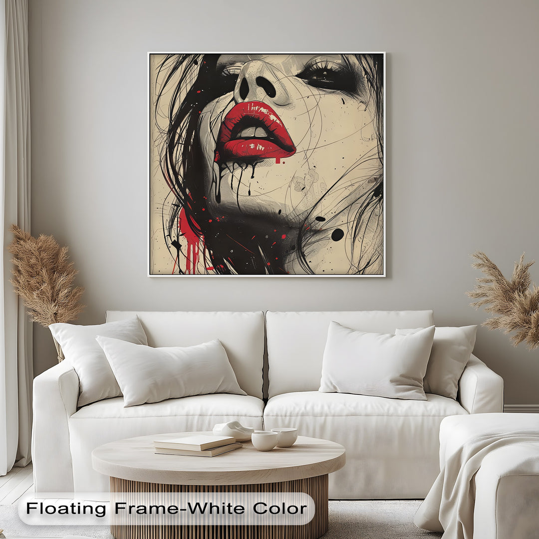 Crimson Desire – Erotic Canvas Prints | Artwork Canvas