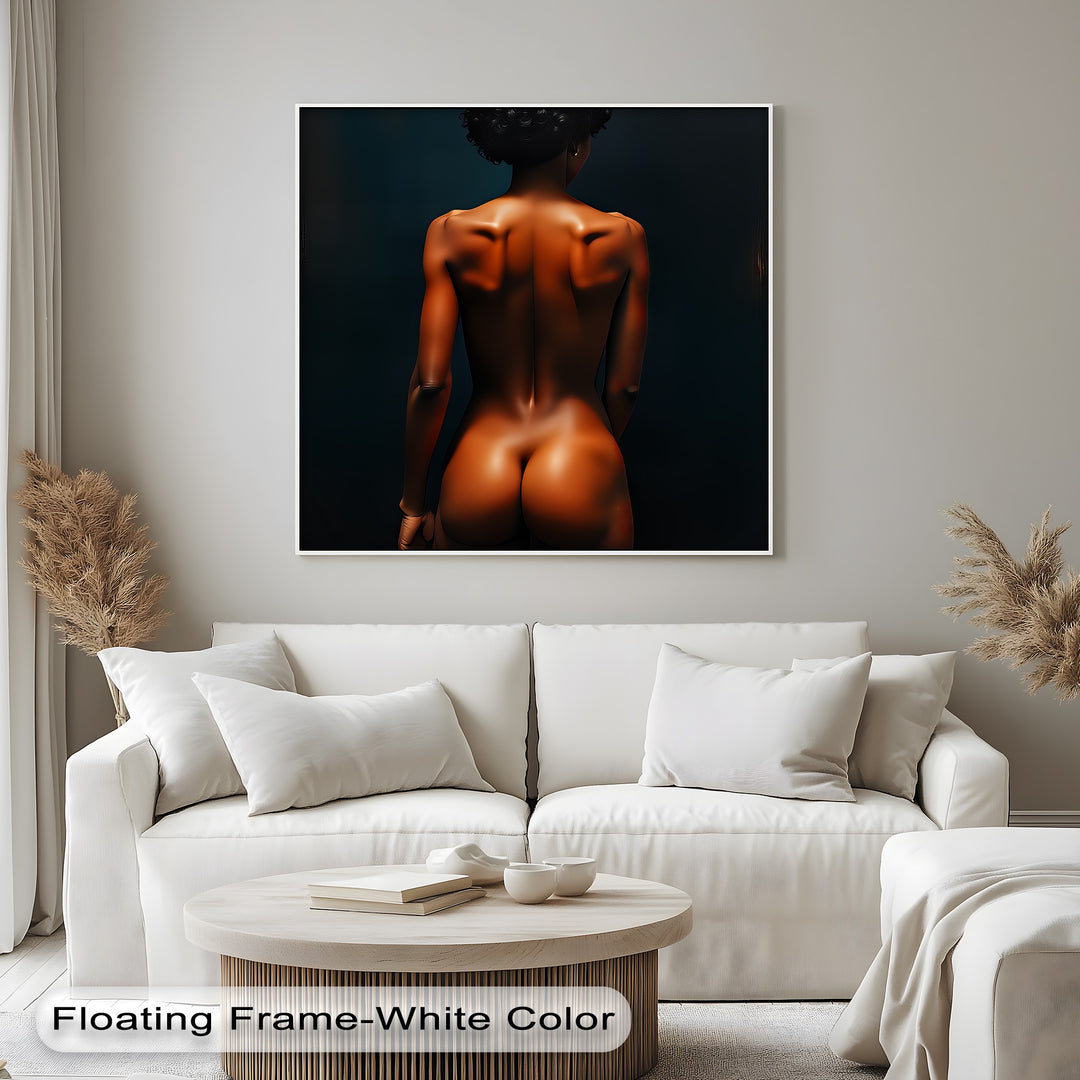 Curly Nude Women – Erotic Canvas Print | Large Framed Wall Art