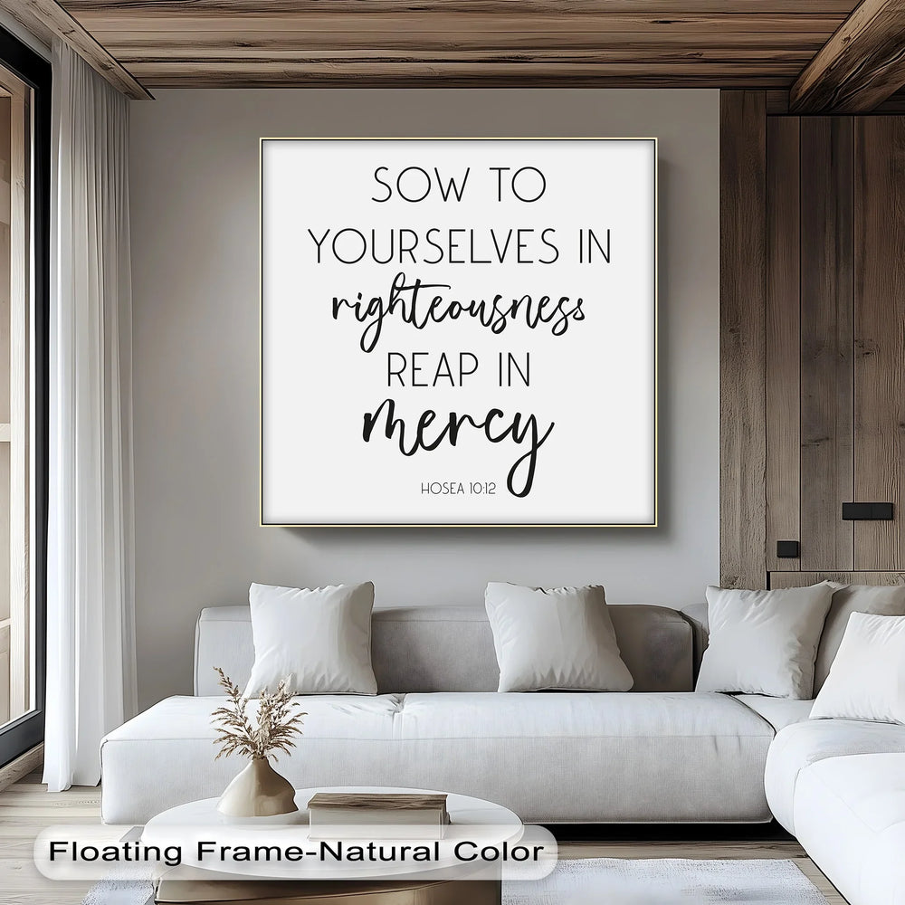Uplifting quote art with bold faith message and clean design