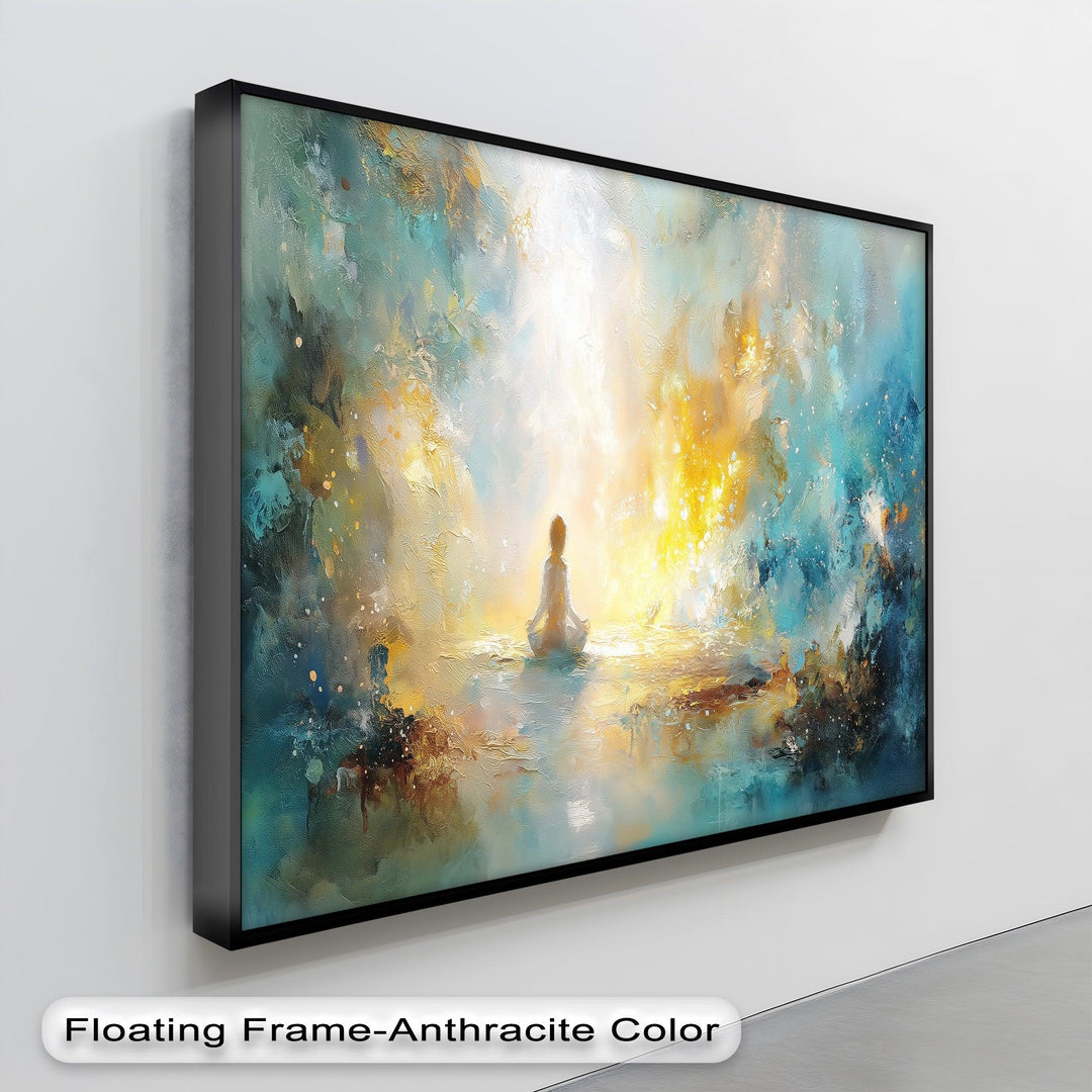 Inner Light Awakening – Meditative Abstract Canvas Print - MyPhotoStation