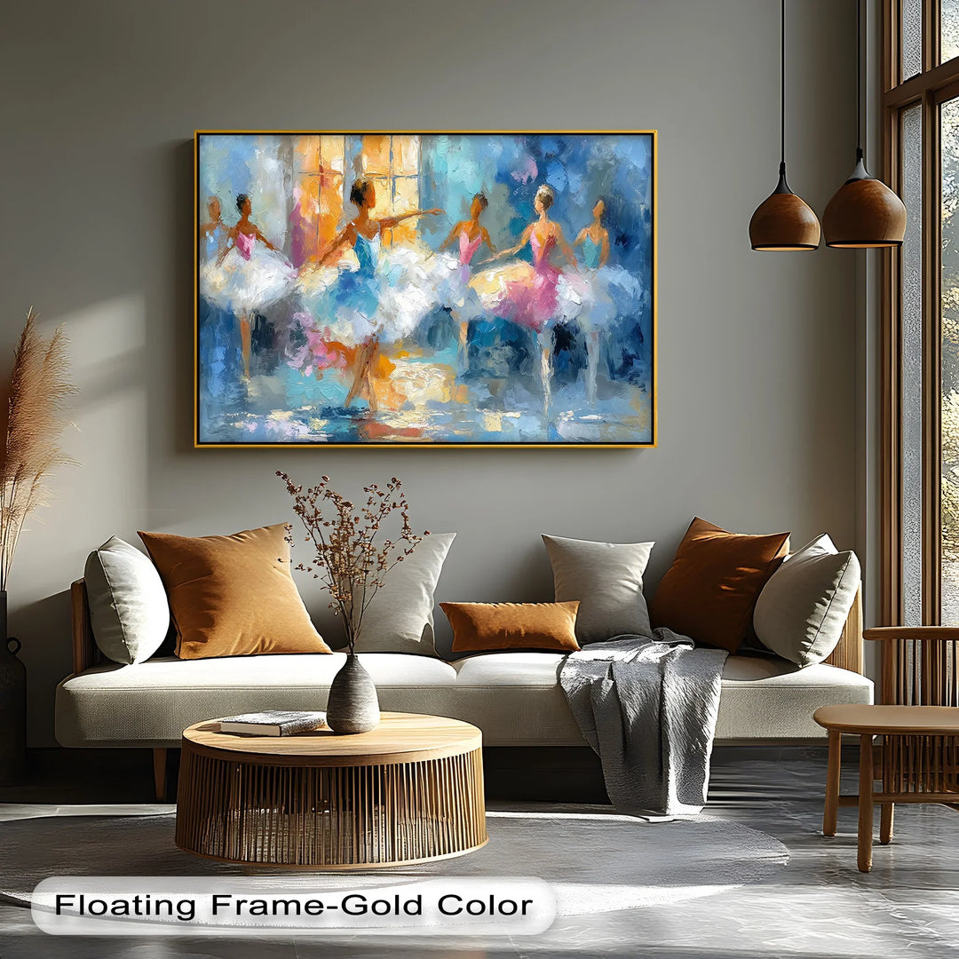 Grace in Motion – Impressionist Ballerinas Canvas Print - MyPhotoStation