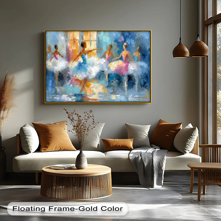 Grace in Motion – Impressionist Ballerinas Canvas Print - MyPhotoStation